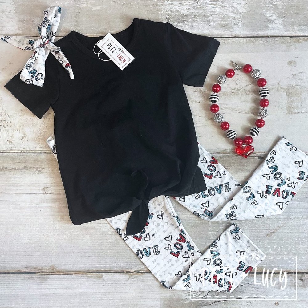 Doodle Love Pants Set